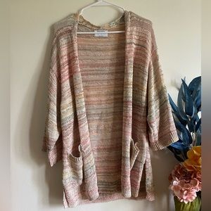 Multicolored Knit Cardigan